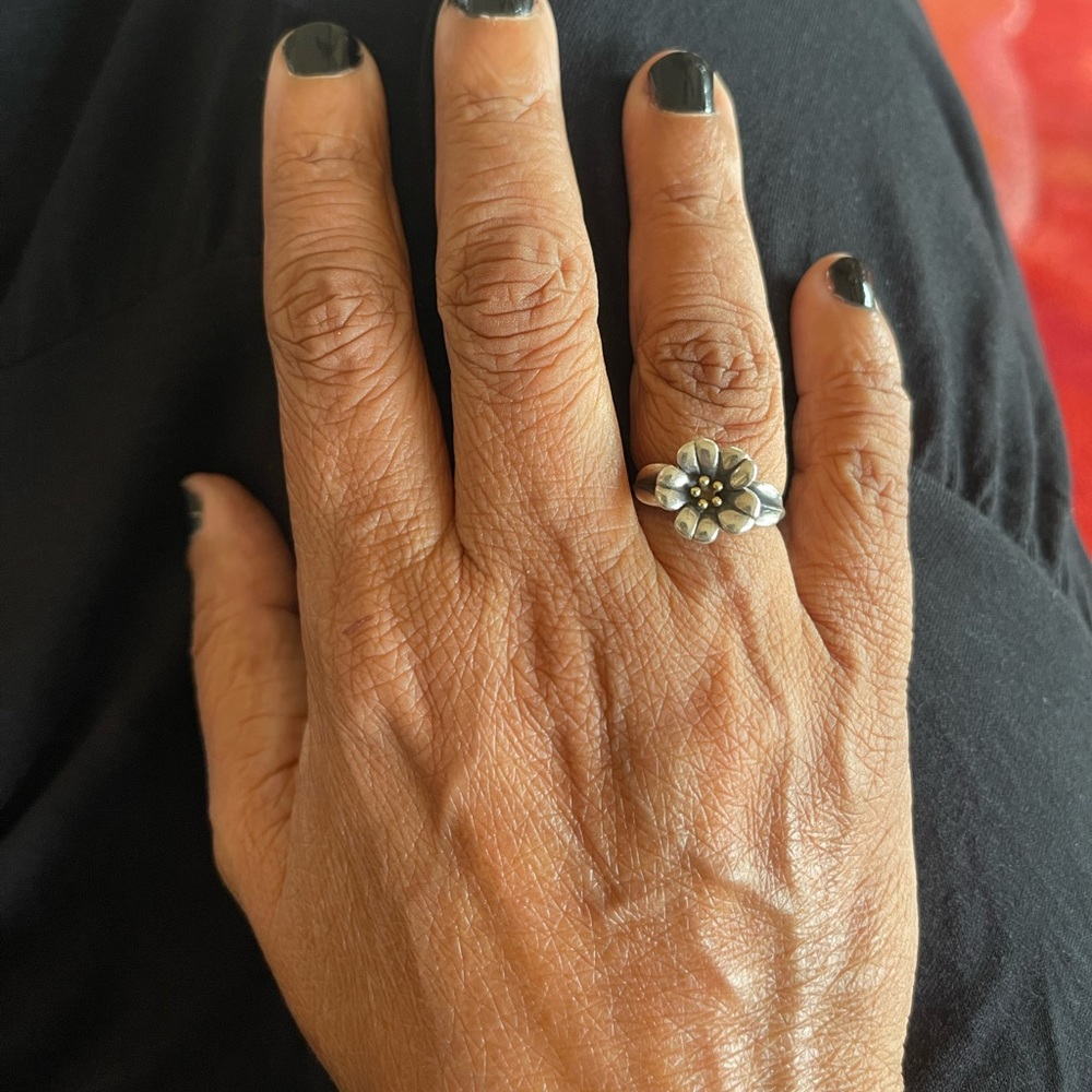 James Avery April Showers Ring. Gem